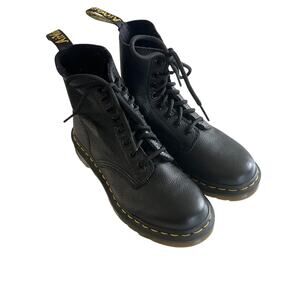 Dr. Martens 1460 Pascal Bex Black Leather Lace Up Boots Women’s Size 5 NWOT